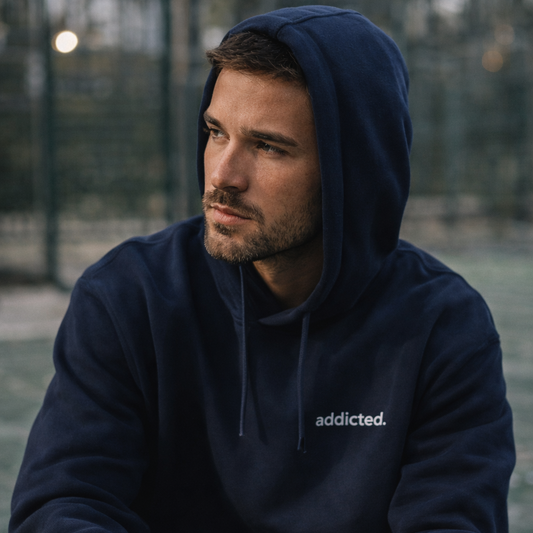 addicted. Hoodie | Heavyweight